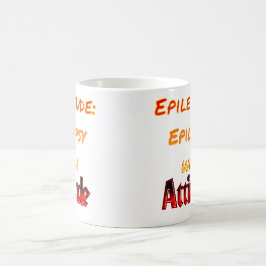 Epileptude met aandacht Klassieke Mok (Center)