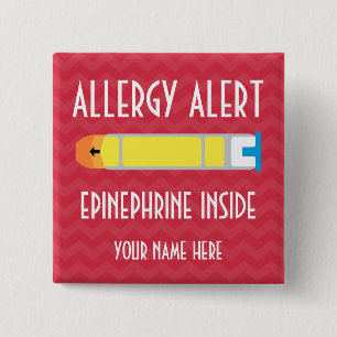 Epinephrine Allergy Alert Button