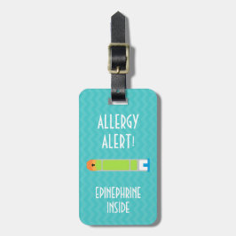 Epinephrine Allergy Alert Label voor Medische Kit Bagagelabel