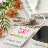 Epinephrine Inside Allergy Alert Kinder Gepersonal Sleutelhanger (Voorkant Rechts)