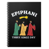 Epiphani Drie Kings Dag Notitieboek (Voorkant)