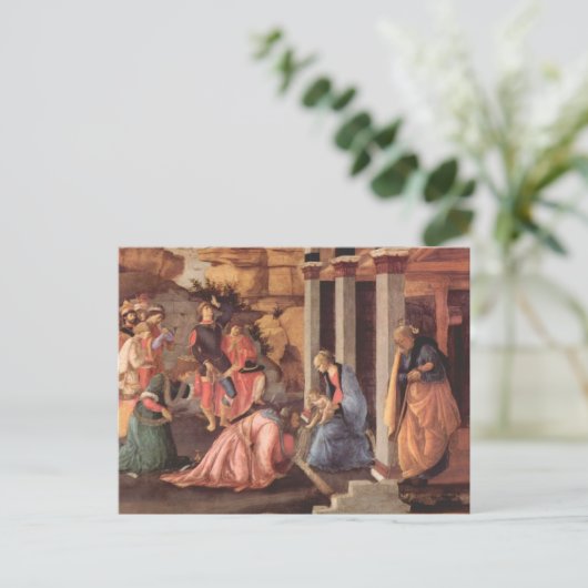 Epiphany door Botticelli Briefkaart (Staand voorkant)