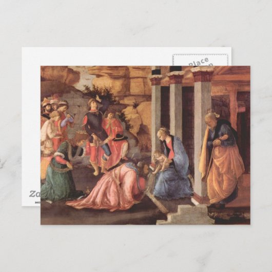Epiphany door Botticelli Briefkaart (Voorkant / Achterkant)