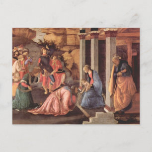 Epiphany door Botticelli Briefkaart