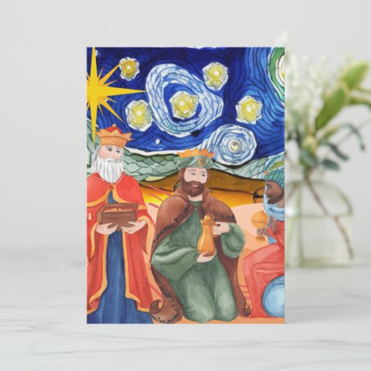 Epiphany Feestdagenkaart (Staand voorkant)