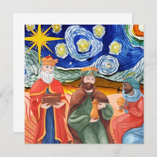 Epiphany Feestdagenkaart (Voorkant / Achterkant)