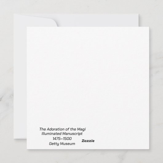 Epiphany Holiday Kaart (Achterkant)