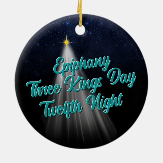 Epiphany Keramisch Ornament (Achterkant)