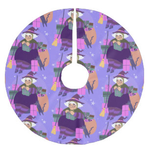 Epiphany Kerstheks Befana Zwarte Kat Kerstboom Rok