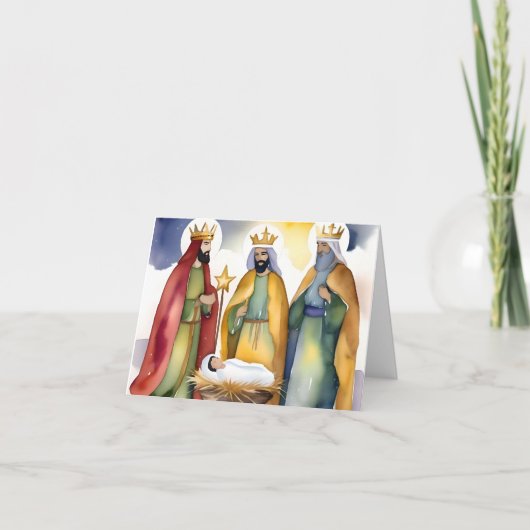 Epiphany of Drie Koningen Dag C - 6 januari Feestdagen Kaart (Voorkant)