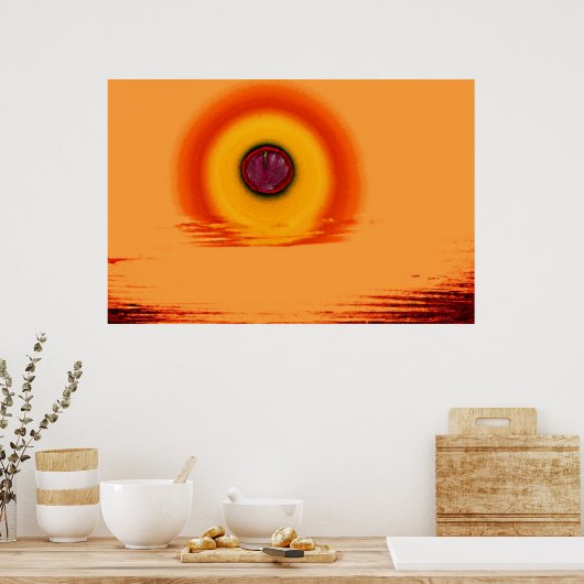 Epiphany op Sunset Poster (Keuken)