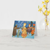 Epiphany Three Kings from the East by Zdenek Guth Kaart (Gele Bloem)