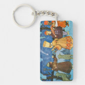 Epiphany Three Kings from the East by Zdenek Guth Sleutelhanger (Voorkant)