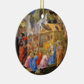 Epiphany Three Kings Virgin Mary Baby Jesus Joseph Keramisch Ornament (Rechts)