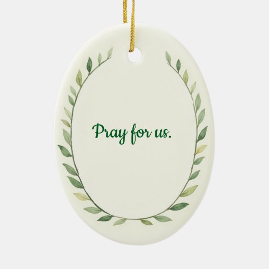 Epiphany Three Wise Men Kings God's Peace Blessing Keramisch Ornament (Achterkant)