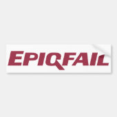 Epiqfail Bumpersticker (Voorkant)