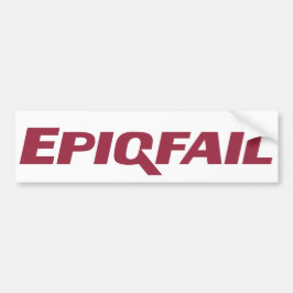 Epiqfail Bumpersticker
