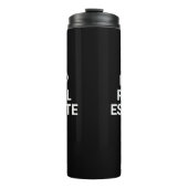 Epique I Heart Real Estate Black Tumbler Thermosbeker (Voorkant)