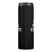 Epique I Heart Real Estate Black Tumbler Thermosbeker (Achterkant)