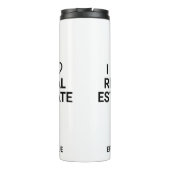 Epique I Heart Real Estate Coffee Tumbler Thermosbeker (Achterkant)