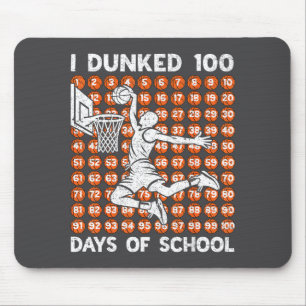 Episch 100 Basketbal 100e Gedunkte Dagen Dag Schoo Muismat