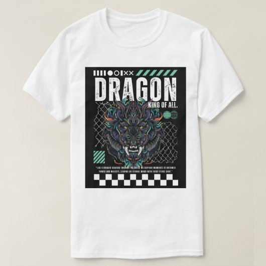 Episch Draak Grafisch T-Shirt Ontwerp (Design voorkant)