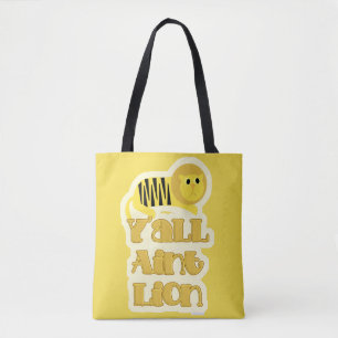 Episch Je Bent Niet Leeuw Grappig Dier Cartoon Tote Bag