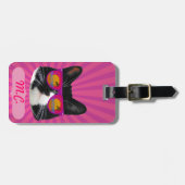 Episch Kat in tinten Bagagelabel (Voorkant horizontaal)