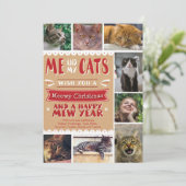 EPISCH me en Mijn Kaart van Kerstmis van Katten (Staand voorkant)