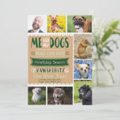 EPISCH me en Mijn Kerstkaart van Honden 5x7 (8 (Staand voorkant)