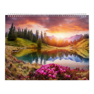 Episch natuur landschap kalender