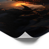 episch piratenschip Poster (Hoek)