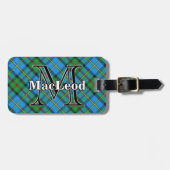 Episch Schotland Clan MacLeod van Harris Tartan Bagagelabel (Voorkant horizontaal)
