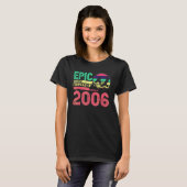 Episch sinds februari 2006 Retro voor 16-jarigen T-shirt (Voorkant volledig)