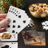 Episch strijd speelkaartontwerp pokerkaarten (Insitu)