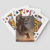 Episch strijd speelkaartontwerp pokerkaarten (Achterkant)