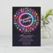 Epische 31e verjaardag Karaoke Party Kaart (Staand voorkant)