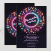 Epische 31e verjaardag Karaoke Party Kaart (Voorkant / Achterkant)