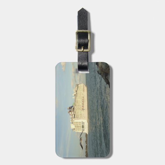 Epische Achtervolging - Vogel en Gepersonaliseerde Bagagelabel (Voorkant verticaal)