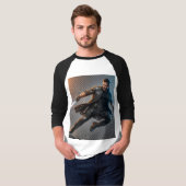 Epische Actie Krijger T-shirt (Voorkant volledig)