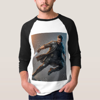 Epische Actie Krijger T-shirt