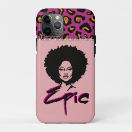 Epische Afro-Amerikaanse zwarte Afro-vrouw Case-Mate iPhone Case