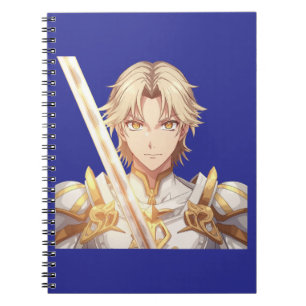 Epische Anime Warrior Ridder Fantasie Notitieboek