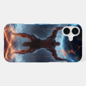Epische Atlas die Planeet Vasthoudt iPhone Hoesje (Achterkant horizontaal)
