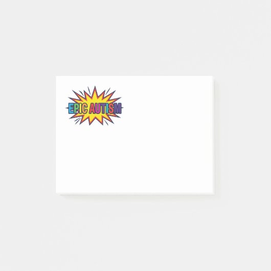 Epische Autisme Sterexplosie Notitieblok Post-it® Notes (Voorkant)