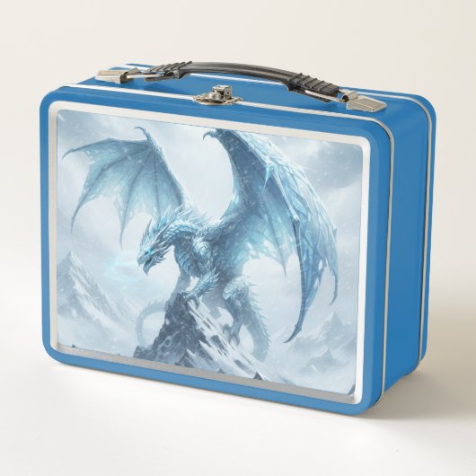 Epische Blauwe IJsdraak (Voorkant)