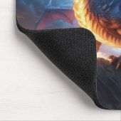 Epische Bliksem Draak Fantasy Gaming Muismat (Hoek)