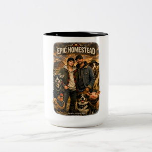 Epische boerderij - tweekleurige koffiemok