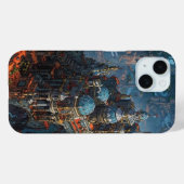 “Epische fantasie kasteel Isometrische Pixel Anime Case-Mate iPhone Case (Achterkant (horizontaal))