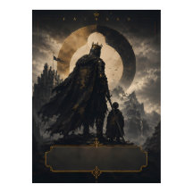 Epische Fantasy Koning Vader Kunst Poster
